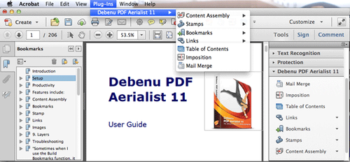 Debenu PDF Aerialist 11 Screenshot