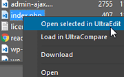 Screenshot of UltraFTP